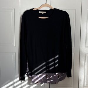 Loft Mixed Media Sweater